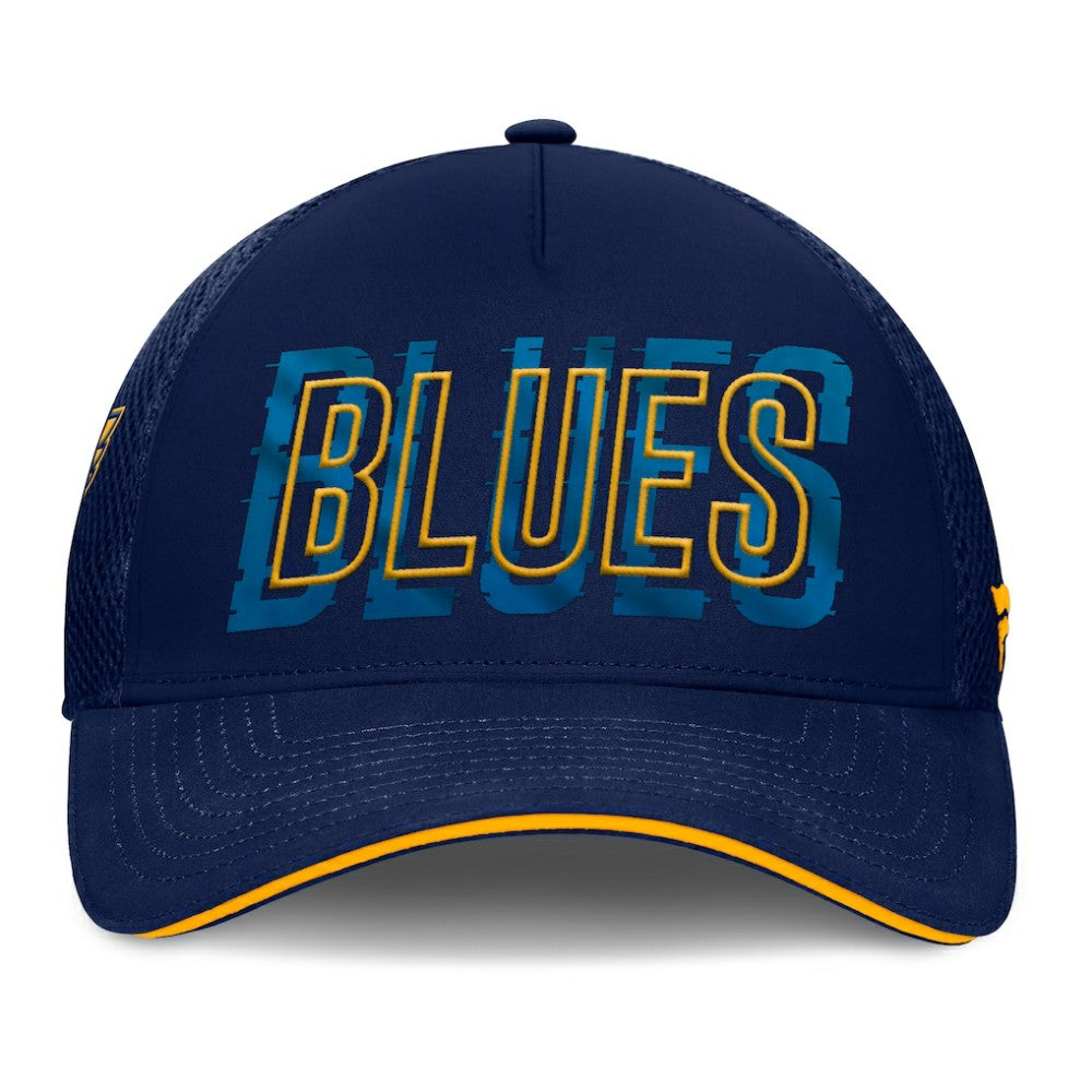 St. Louis Blues Fanatics Fundamental Flex Hat - Navy | Fanatics Lifestyle