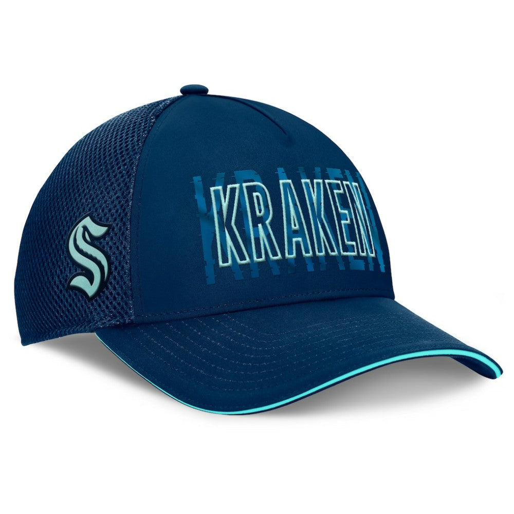 Seattle Kraken Fanatics Fundamental Flex Hat - Deep Sea Blue | Fanatics near me
