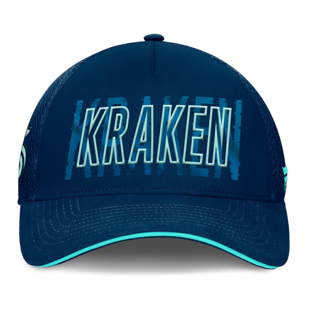 Seattle Kraken Fanatics Fundamental Flex Hat - Deep Sea Blue | Fanatics near me