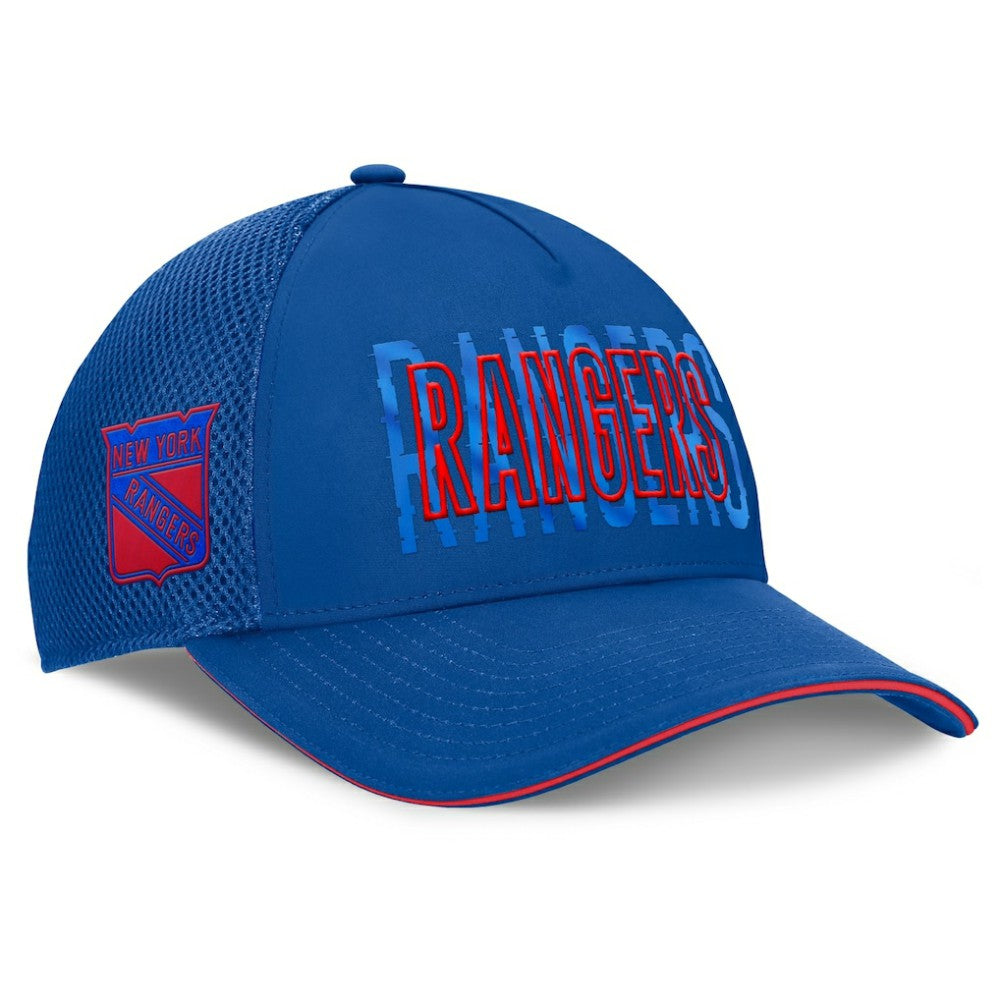 New York Rangers Fanatics Fundamental Flex Hat - Blue | Fanatics Clearance