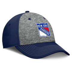 New York Rangers Fanatics Fundamental Top Shelf 2-Tone Flex Hat - Gray/Navy | Fanatics Lifestyle