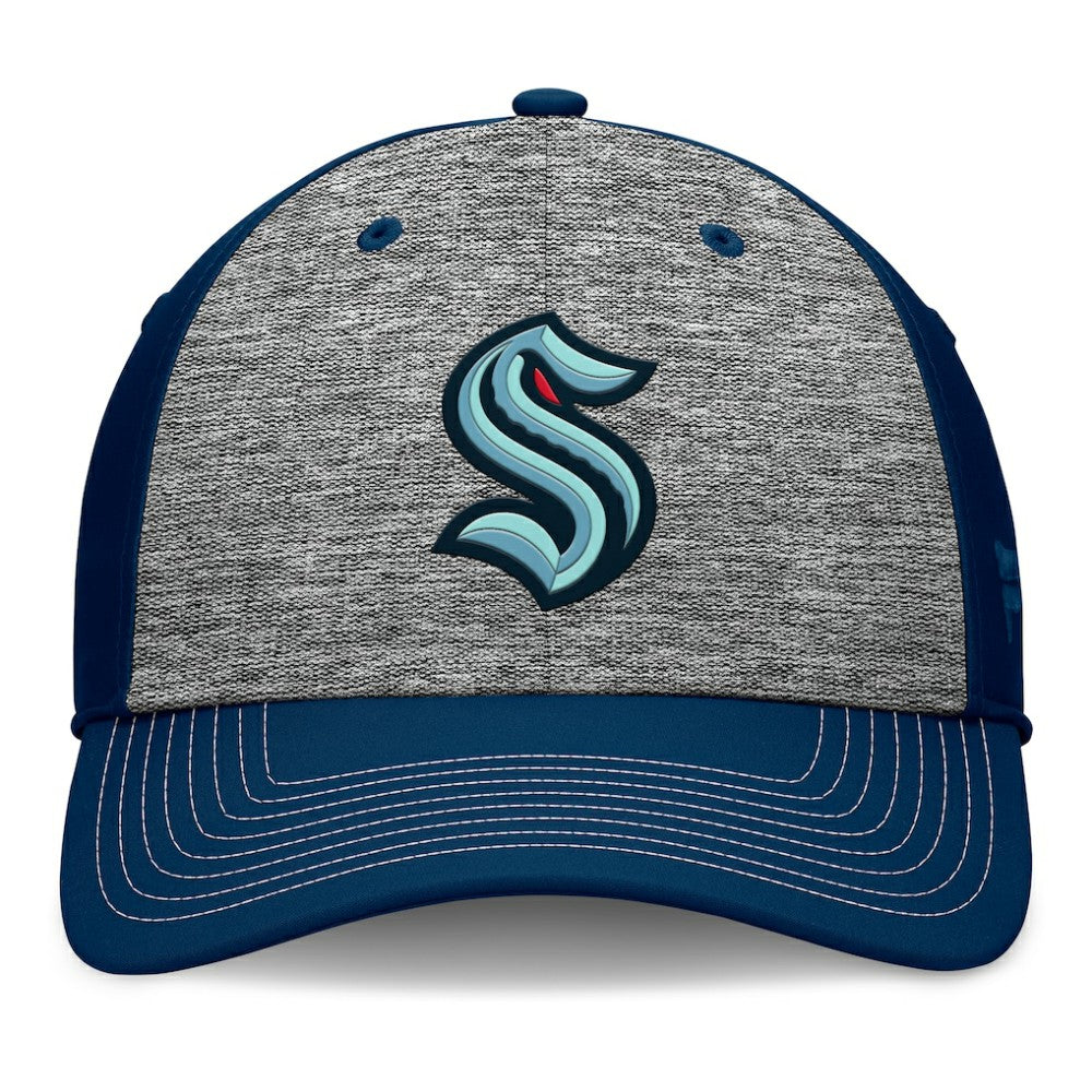Seattle Kraken Fanatics Fundamental Top Shelf 2-Tone Flex Hat - Gray/Navy | Fanatics discount