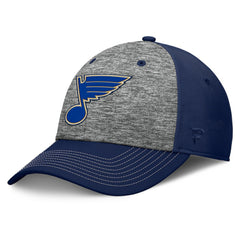 St. Louis Blues Fanatics Fundamental Top Shelf 2-Tone Flex Hat - Gray/Navy | Fanatics online
