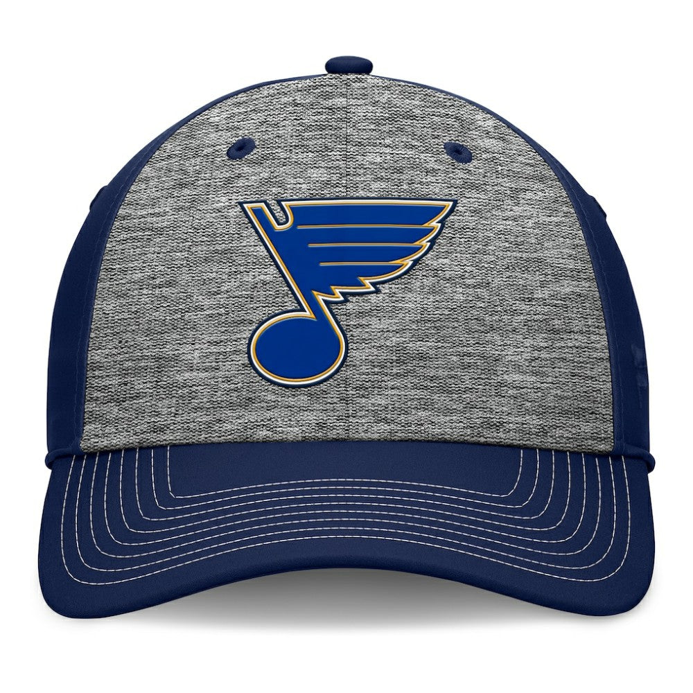 St. Louis Blues Fanatics Fundamental Top Shelf 2-Tone Flex Hat - Gray/Navy | Fanatics online