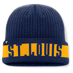St. Louis Blues Fanatics Blueliner Cuffed Knit Hat - Blue | Fanatics Clearance