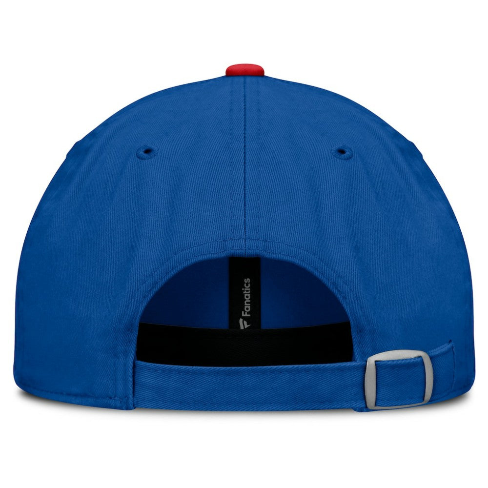 New York Rangers Fanatics Heritage Home Ice Two-Tone Adjustable Hat - Blue/Red | Fanatics Lifestyle