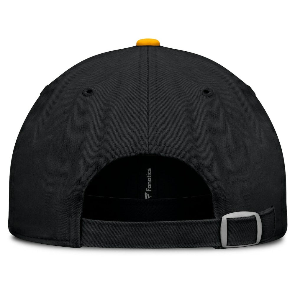 Pittsburgh Penguins Fanatics Heritage Home Ice Two-Tone Adjustable Hat - Black/Gold | Fanatics Lifestyle