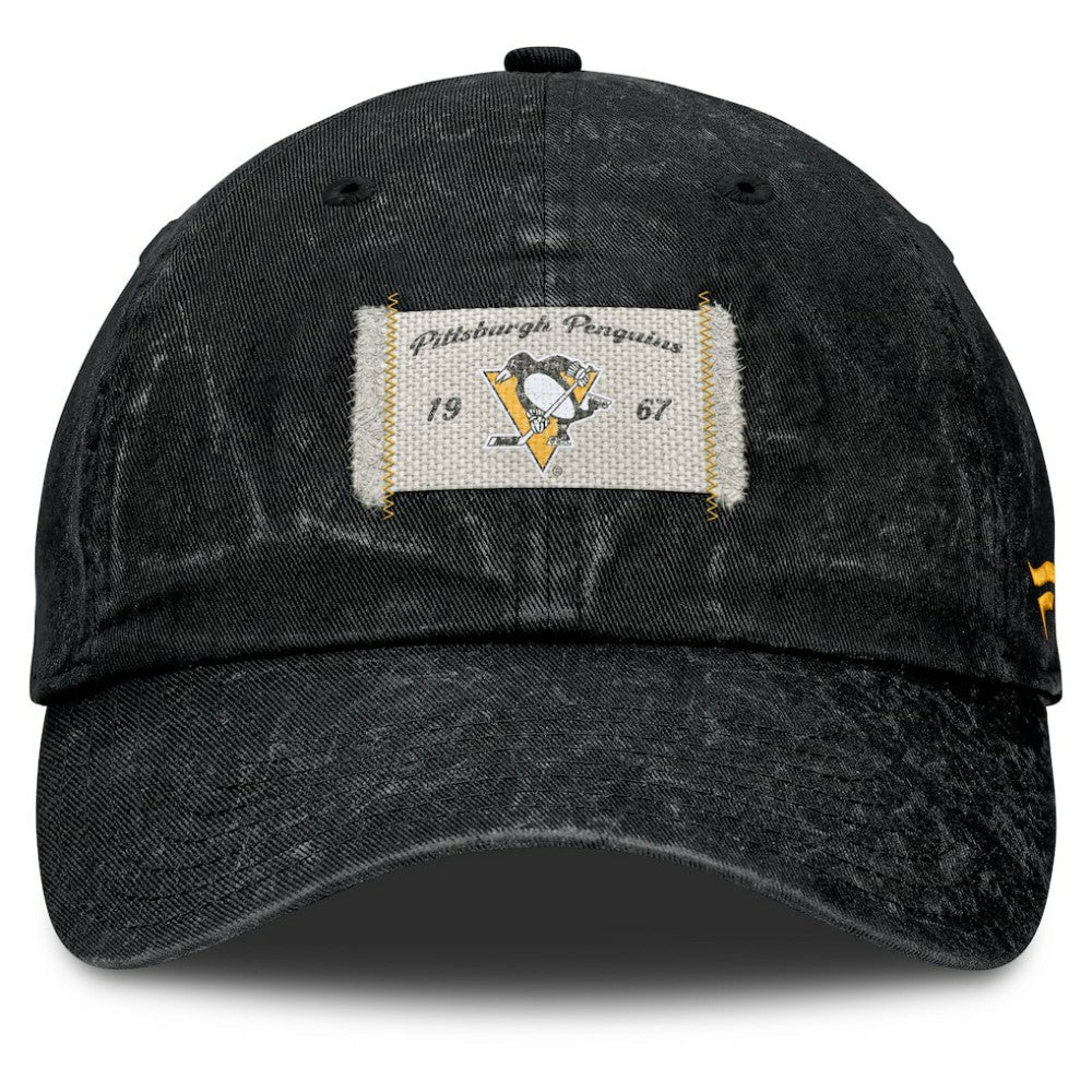 Pittsburgh Penguins Fanatics Women's Heritage Away Game Adjustable Hat - Black | Fanatics discount