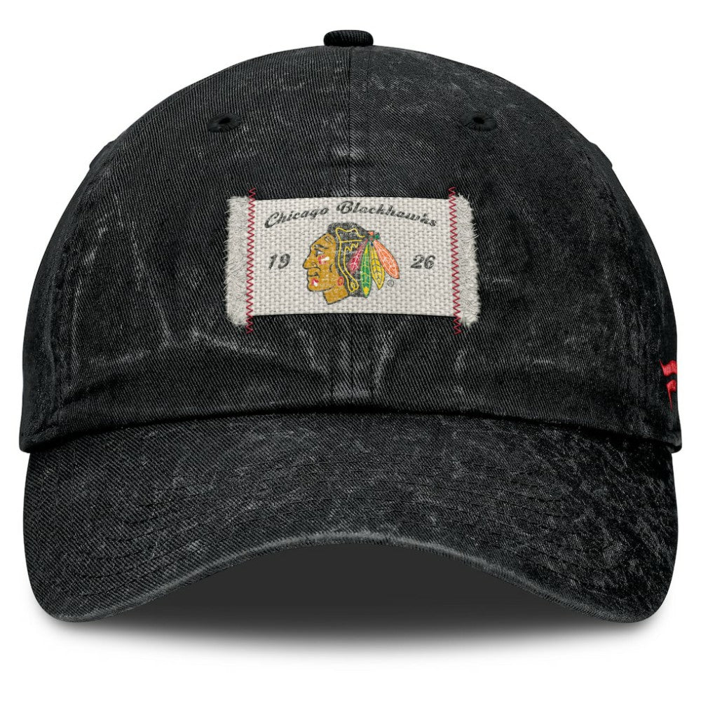 Chicago Blackhawks Fanatics Women's Heritage Away Game Adjustable Hat - Black | Fanatics online