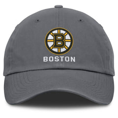 Boston Bruins Fanatics Washed Adjustable Hat - Charcoal | Fanatics discount