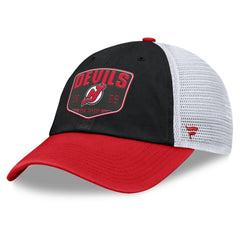 New Jersey Devils Fanatics Fundamental One-Time Trucker Adjustable Hat - Black | Fanatics sale