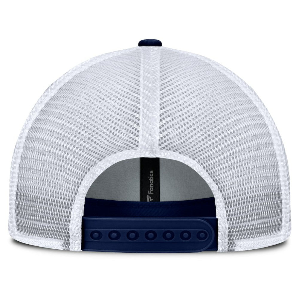 New York Rangers Fanatics Fundamental One-Time Trucker Adjustable Hat - Blue | Fanatics Lifestyle