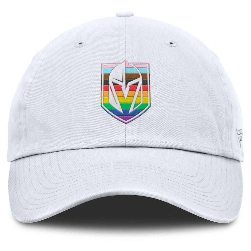 Vegas Golden Knights Fanatics PRIDE Adjustable Hat - White | Fanatics online