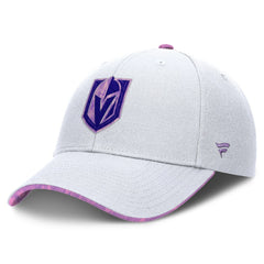 Vegas Golden Knights Fanatics Authentic Pro Hockey Fights Cancer Adjustable Hat - White | Fanatics on sale