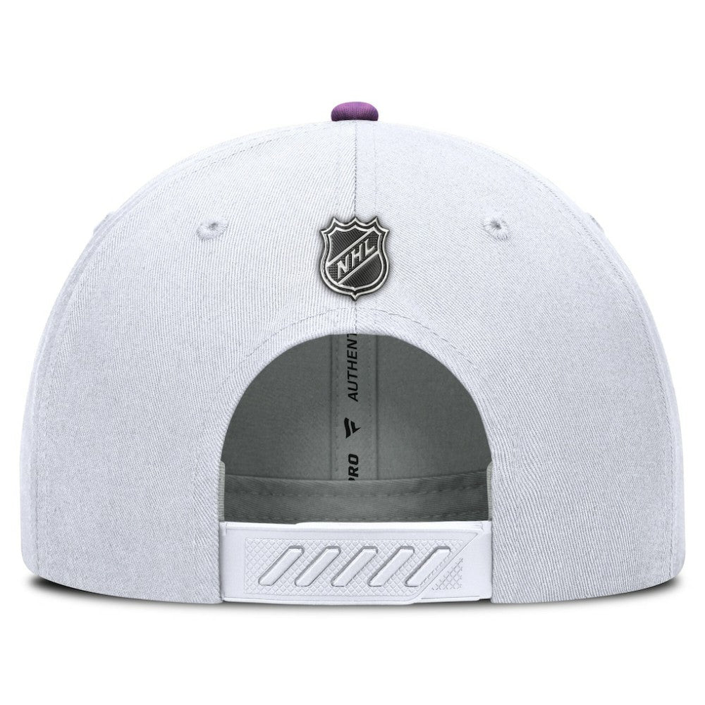 Vegas Golden Knights Fanatics Authentic Pro Hockey Fights Cancer Adjustable Hat - White | Fanatics on sale