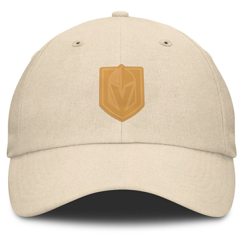 Vegas Golden Knights Fanatics Front Office Canvas Adjustable Hat - Tan | Fanatics Lifestyle