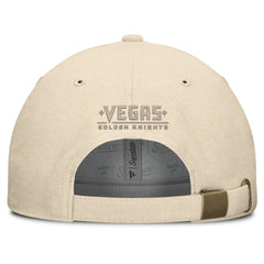 Vegas Golden Knights Fanatics Front Office Canvas Adjustable Hat - Tan | Fanatics Lifestyle