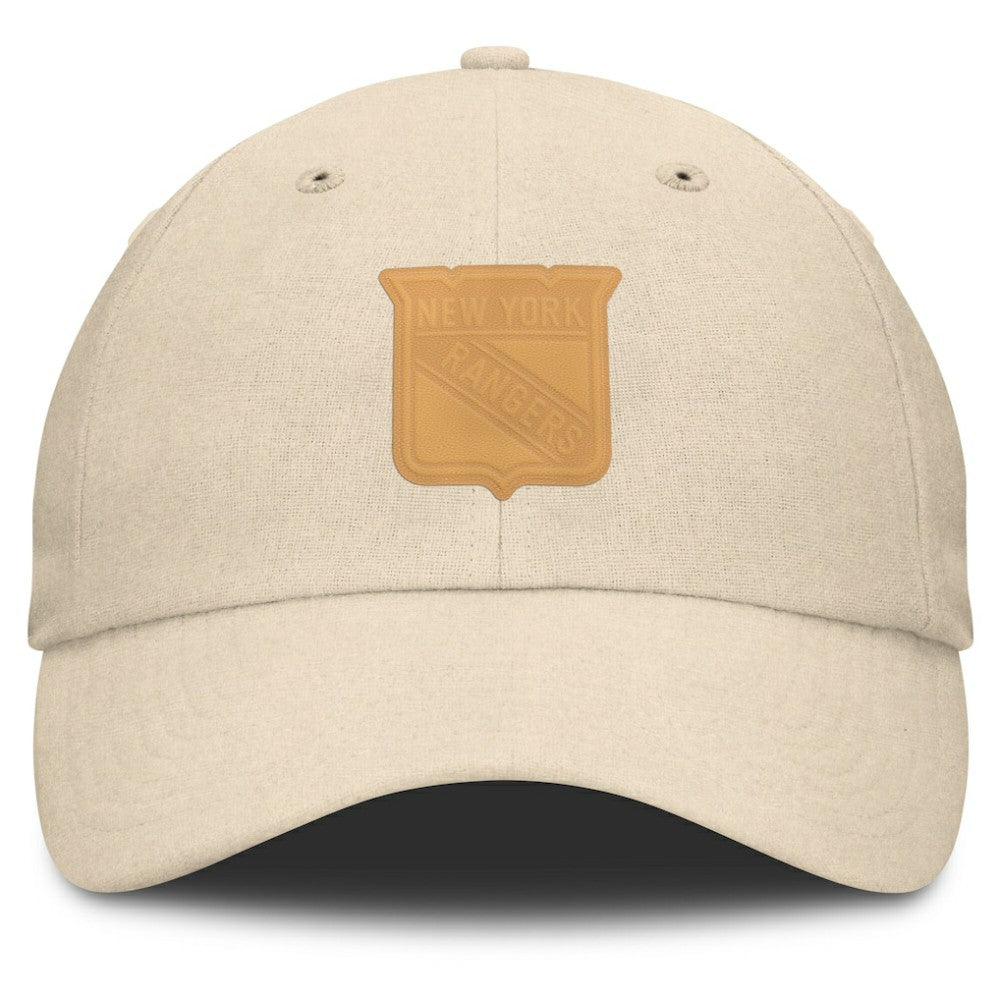 New York Rangers Fanatics Front Office Canvas Adjustable Hat - Tan | Fanatics Clearance