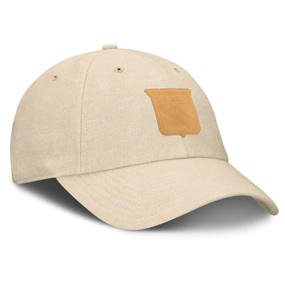 New York Rangers Fanatics Front Office Canvas Adjustable Hat - Tan | Fanatics Clearance