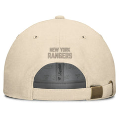 New York Rangers Fanatics Front Office Canvas Adjustable Hat - Tan | Fanatics Clearance