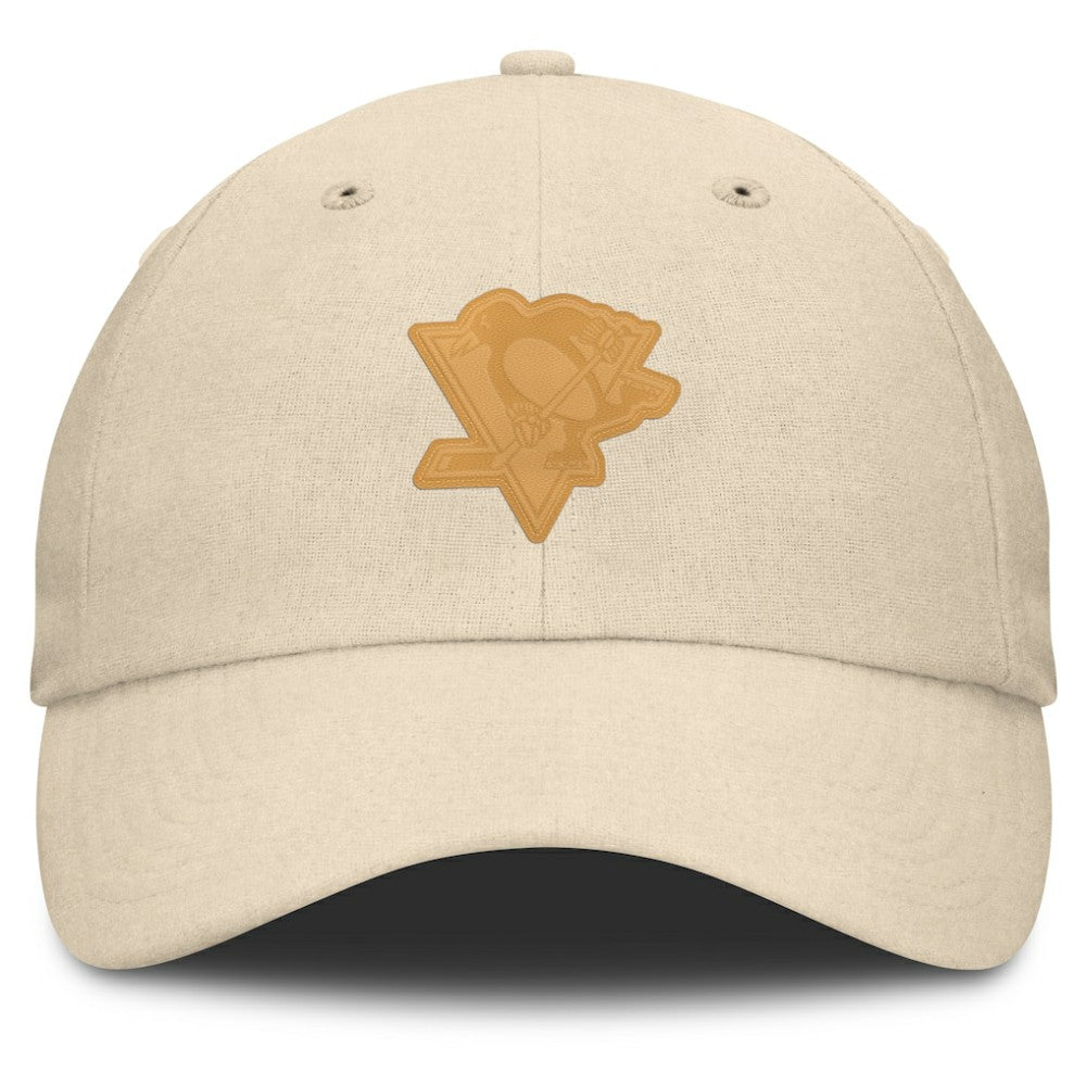 Pittsburgh Penguins Fanatics Front Office Canvas Adjustable Hat - Tan | Fanatics on sale