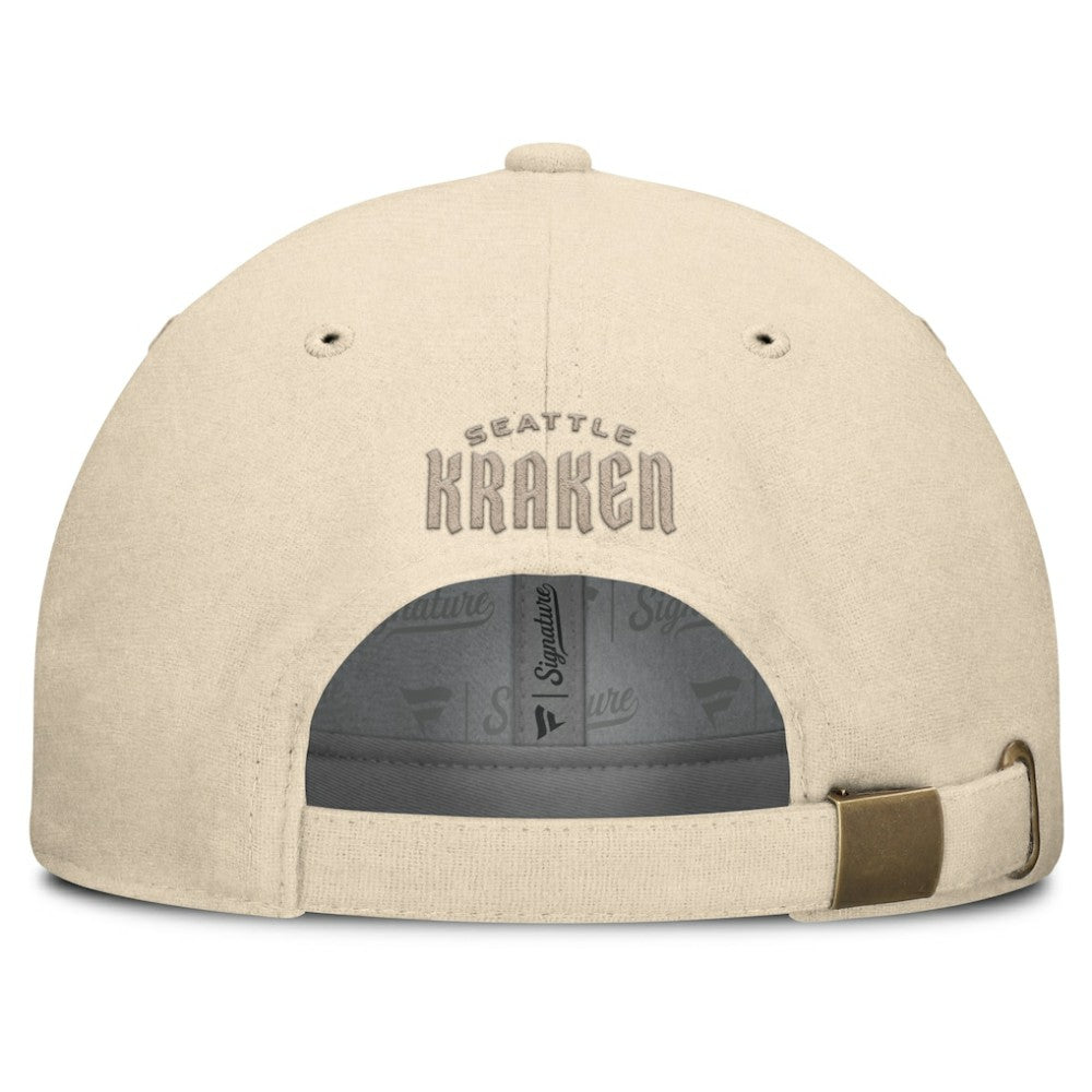Seattle Kraken Fanatics Front Office Canvas Adjustable Hat - Tan | Fanatics near me