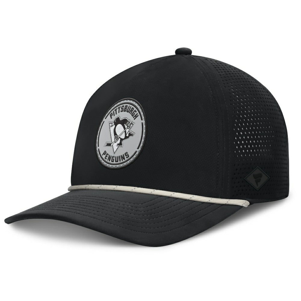 Pittsburgh Penguins Fanatics Front Office Performance A-Frame Adjustable Hat - Black | Fanatics Lifestyle