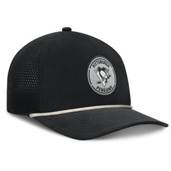 Pittsburgh Penguins Fanatics Front Office Performance A-Frame Adjustable Hat - Black | Fanatics Lifestyle