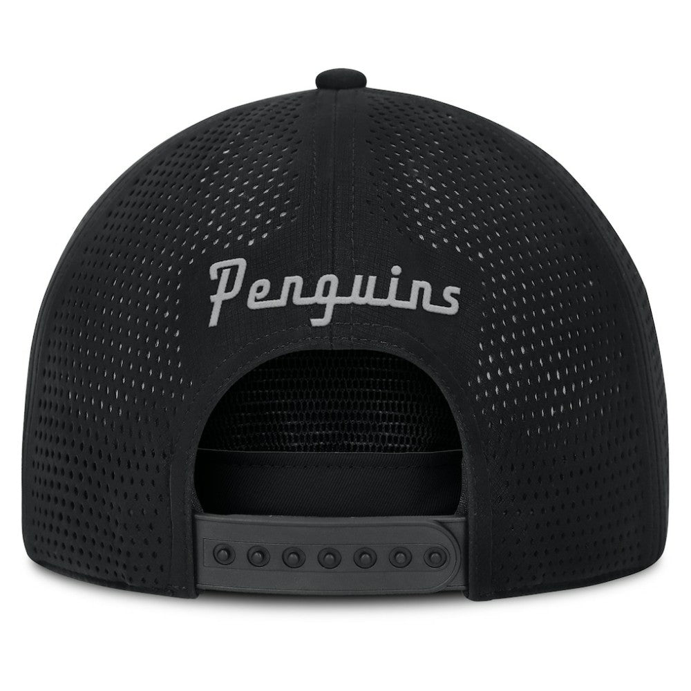 Pittsburgh Penguins Fanatics Front Office Performance A-Frame Adjustable Hat - Black | Fanatics Lifestyle