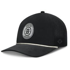 Boston Bruins Fanatics Front Office Performance A-Frame Adjustable Hat - Black | Fanatics Clearance