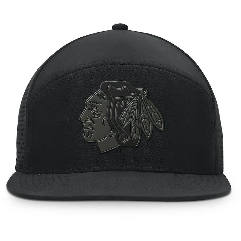 Chicago Blackhawks Fanatics Front Office Adjustable Hat - Black | Fanatics Clearance