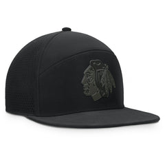 Chicago Blackhawks Fanatics Front Office Adjustable Hat - Black | Fanatics Clearance