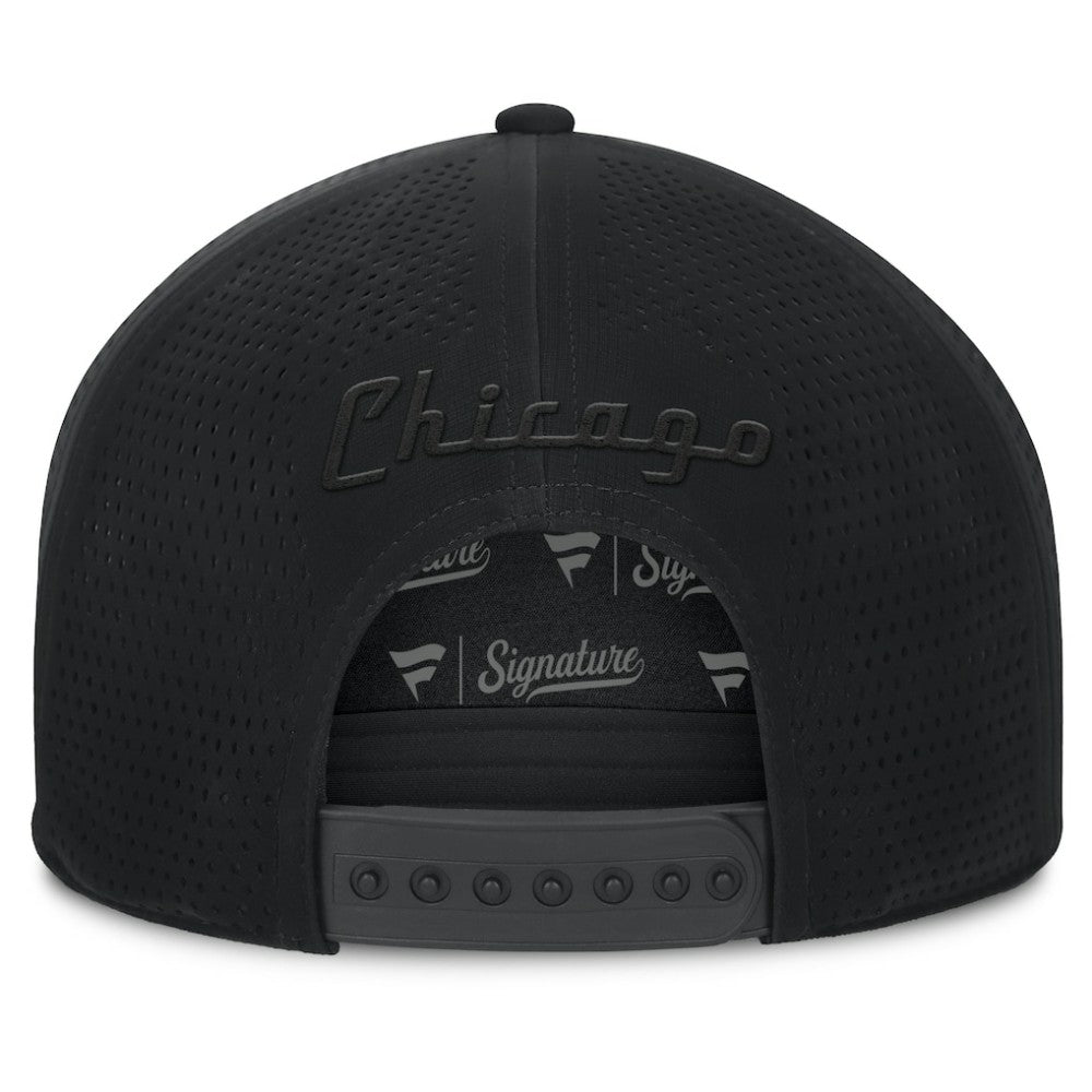 Chicago Blackhawks Fanatics Front Office Adjustable Hat - Black | Fanatics Clearance