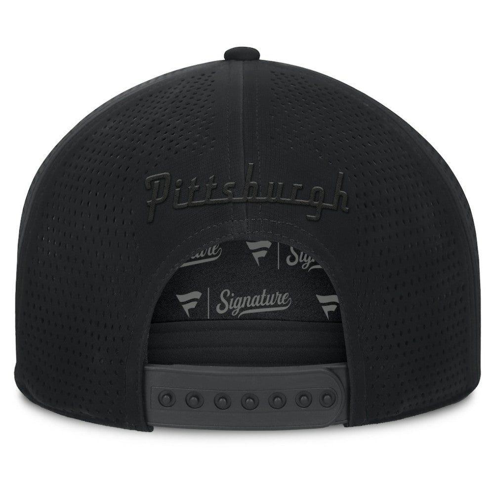 Pittsburgh Penguins Fanatics Front Office Adjustable Hat - Black | Fanatics Lifestyle