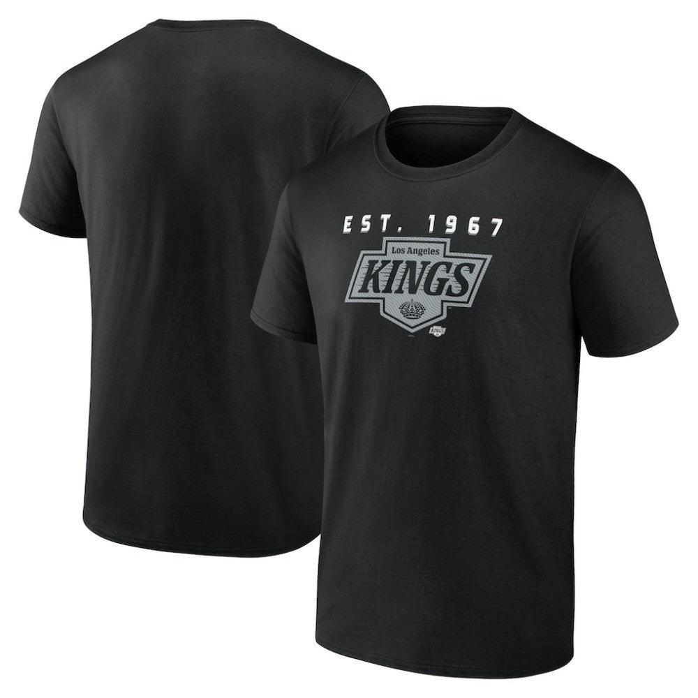 Los Angeles Kings Logo Athletic Coordinate T-Shirt - Black | NHL on sale