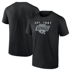 Los Angeles Kings Logo Athletic Coordinate T-Shirt - Black | NHL on sale
