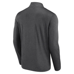 Boston Bruins Logo Athletic Head-to-Head Raglan Quarter-Zip Top - Heather Charcoal | NHL near me