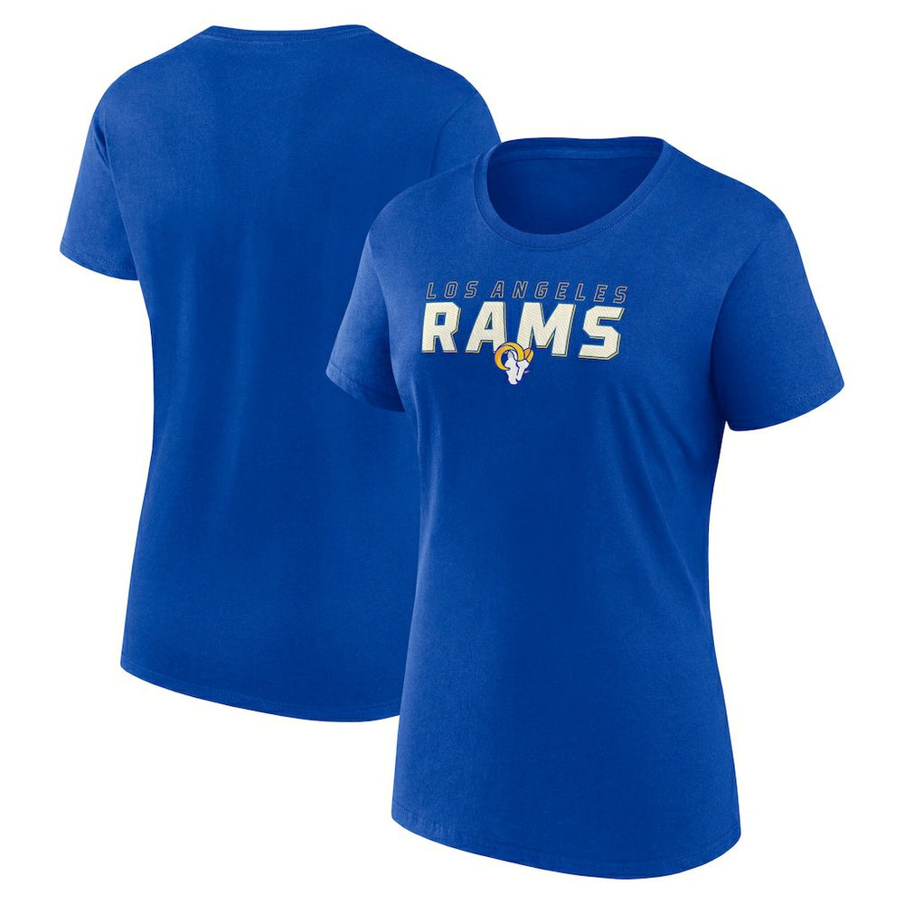 Los Angeles Rams Logo Athletic Women's Lean T-Shirt - Royal - NFL