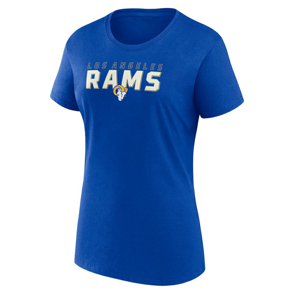 Los Angeles Rams Logo Athletic Women's Lean T-Shirt - Royal - NFL