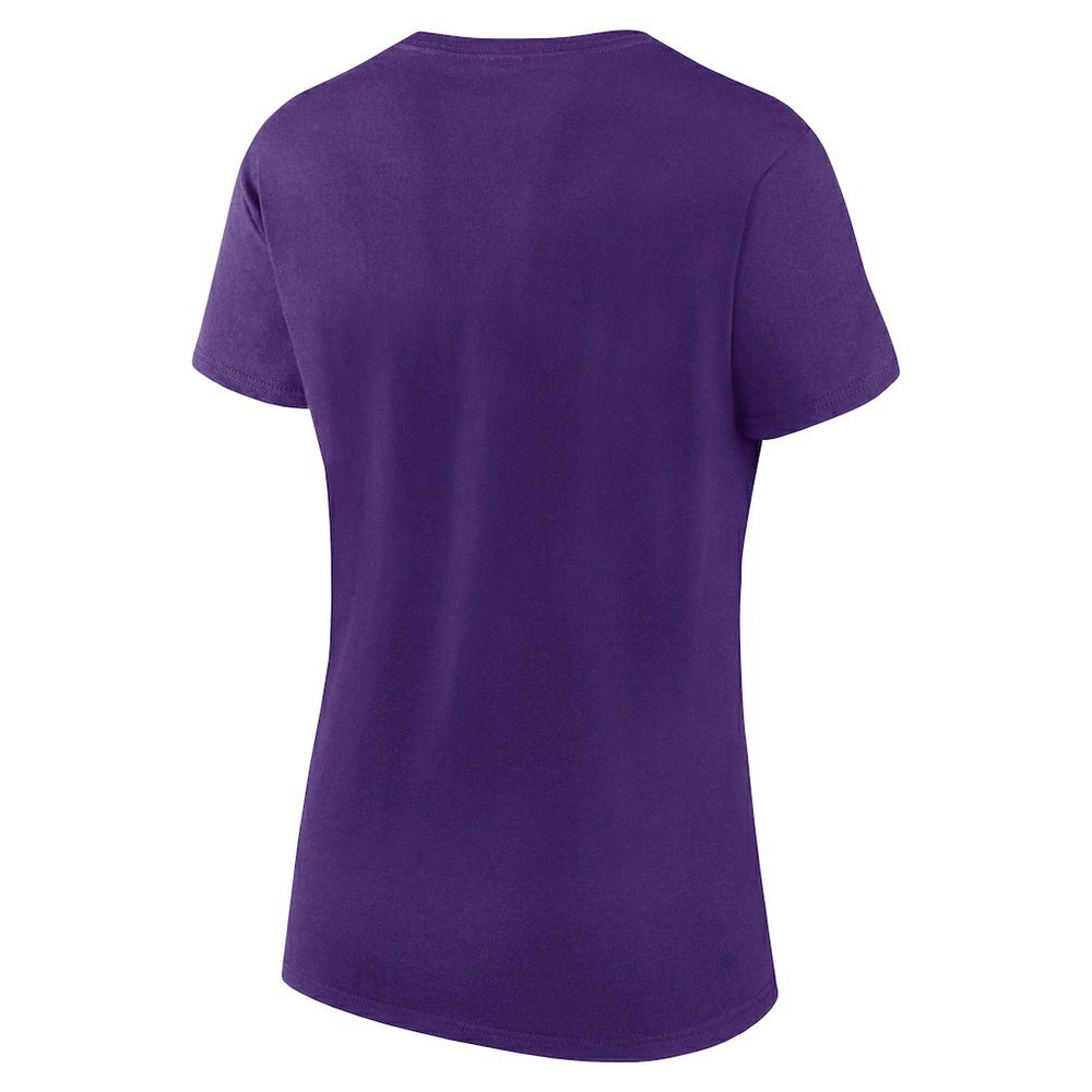 Minnesota Vikings Logo Athletic Women's Lean T-Shirt - Purple - NFL