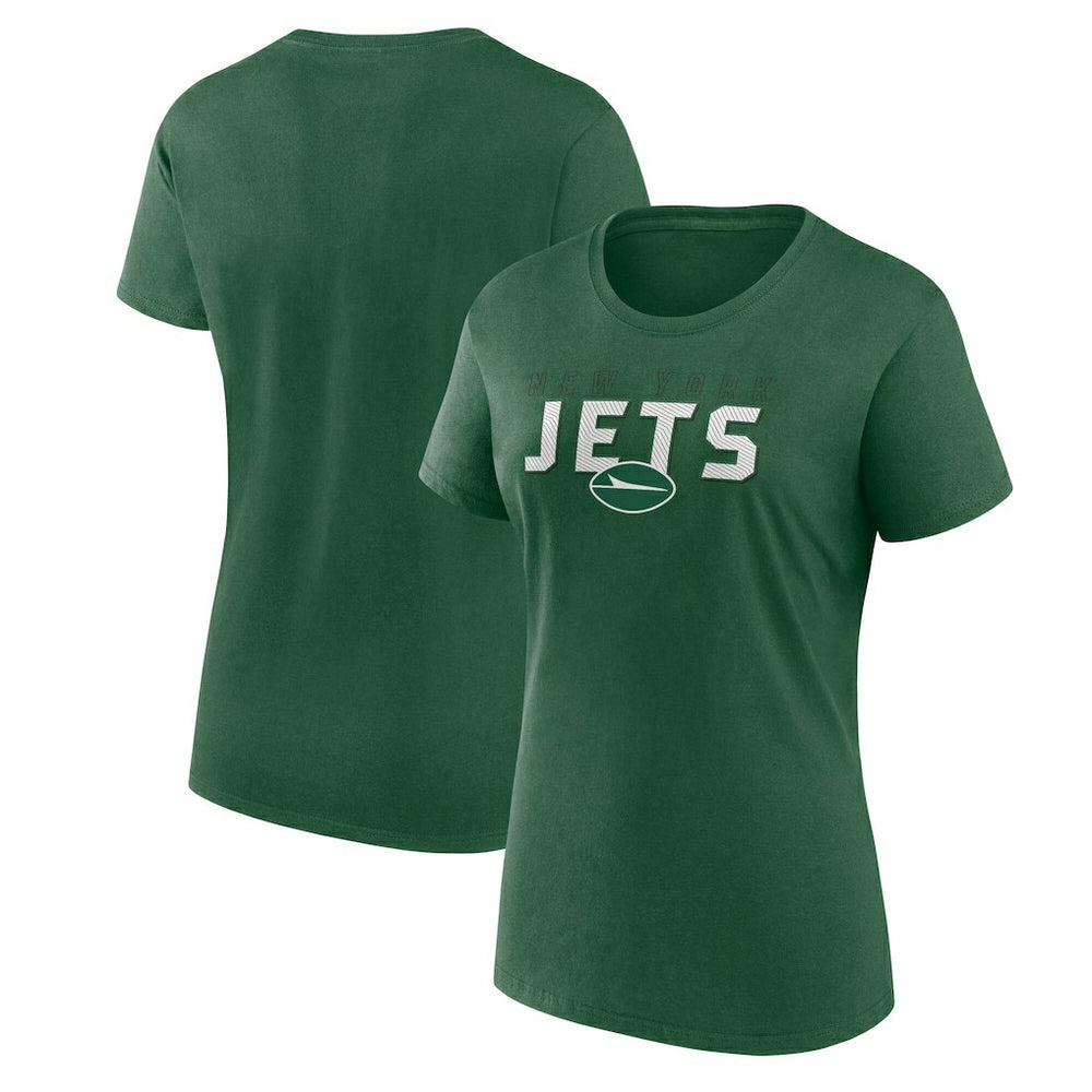 New York Jets Logo Athletic Women's Lean T-Shirt - Green - NFL