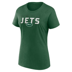 New York Jets Logo Athletic Women's Lean T-Shirt - Green - NFL