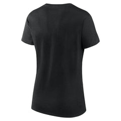 Pittsburgh Steelers Logo Athletic Women's Lean T-Shirt - Black - NFL