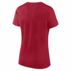 Tampa Bay Buccaneers Logo Athletic Women's Lean T-Shirt - Red - NFL