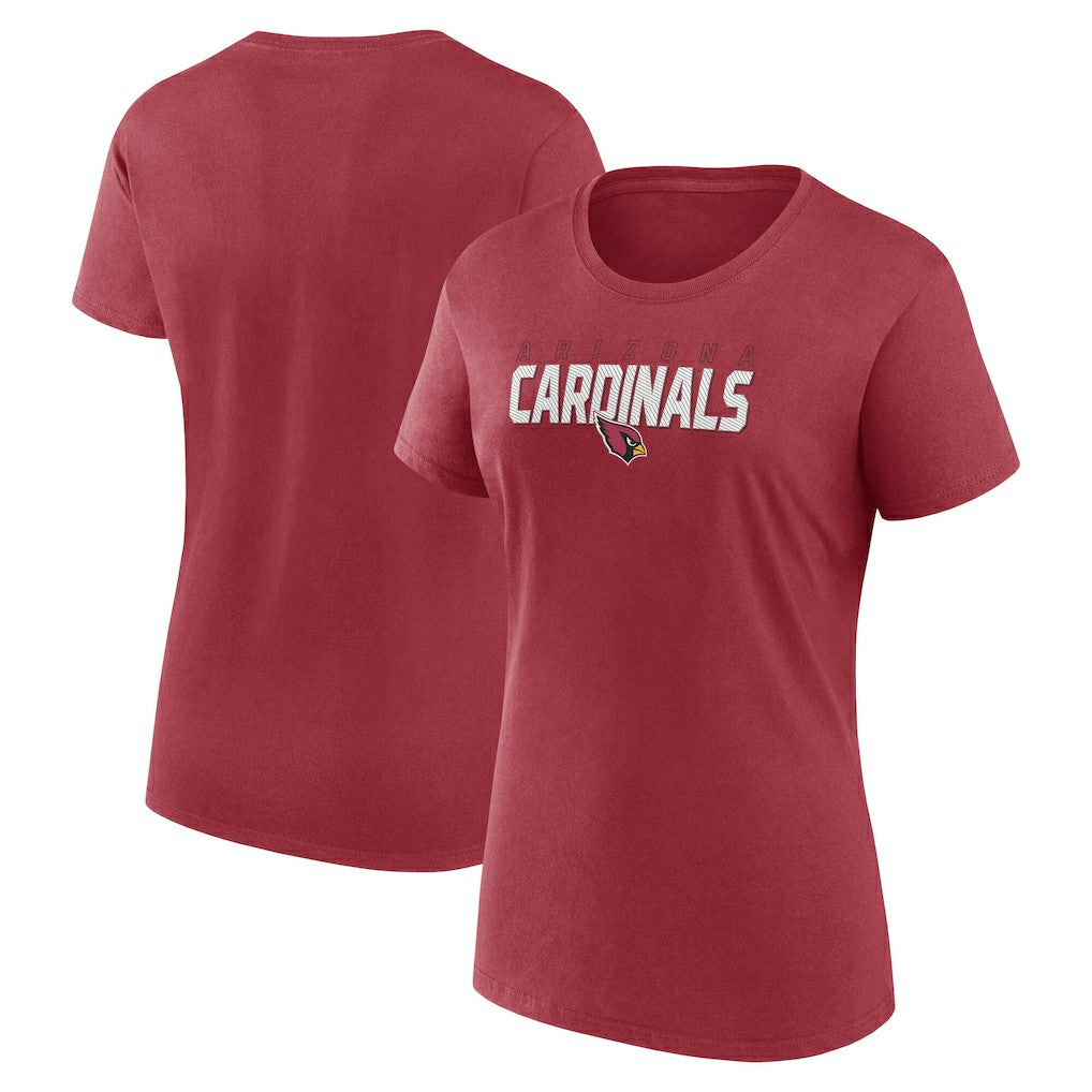 Arizona Cardinals Logo Athletic Women's Lean T-Shirt - Cardinal - NFL