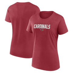 Arizona Cardinals Logo Athletic Women's Lean T-Shirt - Cardinal - NFL