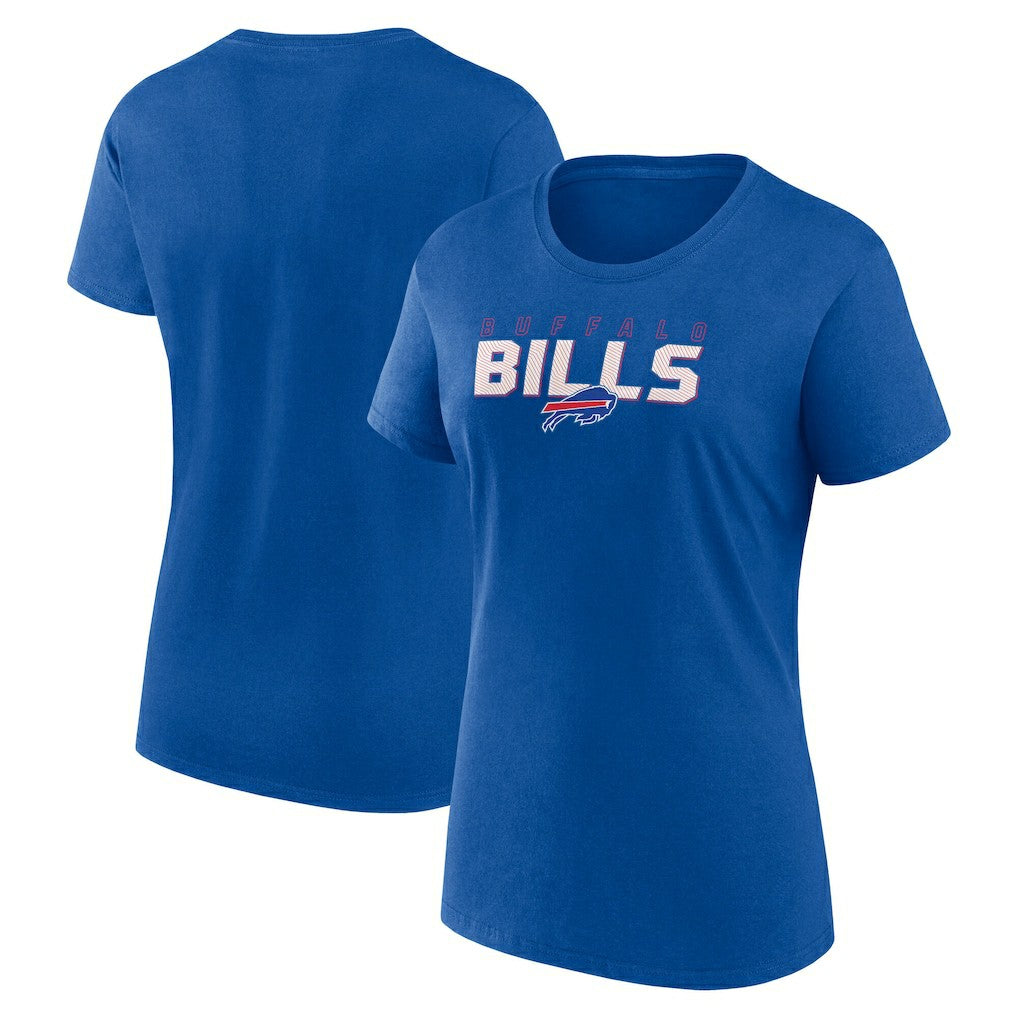 Buffalo Bills Logo Athletic Women's Lean T-Shirt - Royal - NFL