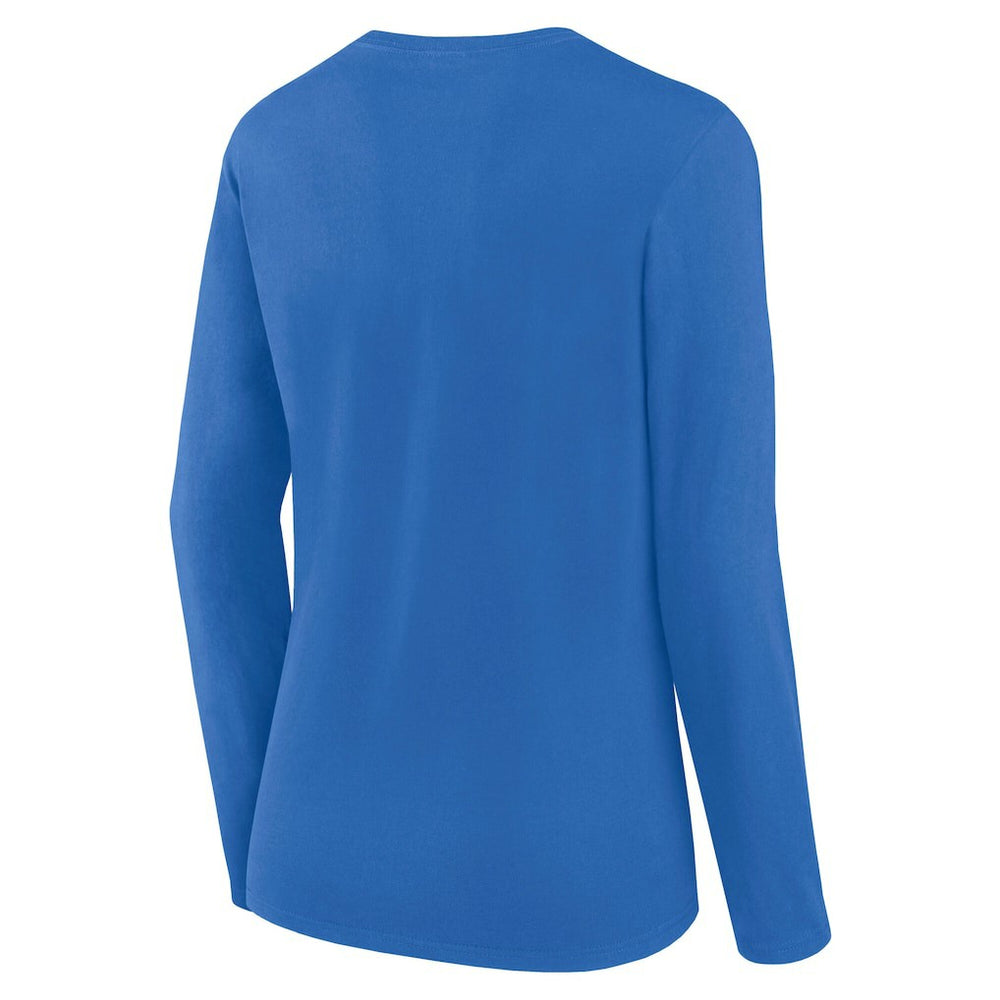 Los Angeles Chargers Logo Athletic Women's Grip Long Sleeve T-Shirt - Powder Blue - NFL
