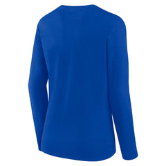 Los Angeles Rams Logo Athletic Women's Grip Long Sleeve T-Shirt - Royal - NFL