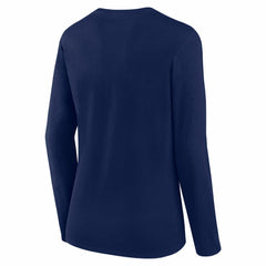 Tennessee Titans Logo Athletic Women's Grip Long Sleeve T-Shirt - Navy - NFL
